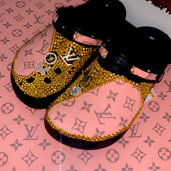 SOLD!!Size 9 Custom Designed Crocs - Picture 2 of 2